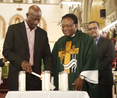 Guardian Newspaper - PM Rowley and Rev Williams