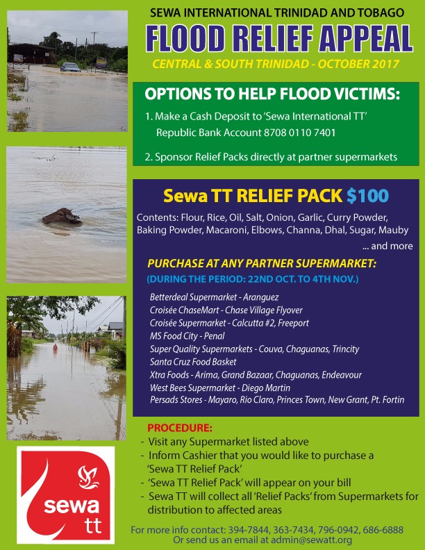 SEWA Flood Relief Appeal