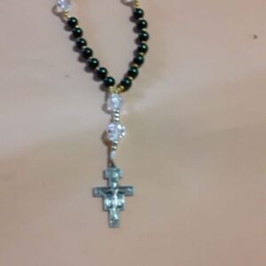 Emerald Coloured Anglican Rosary