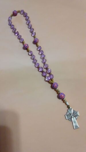 Lavender Anglican Rosary