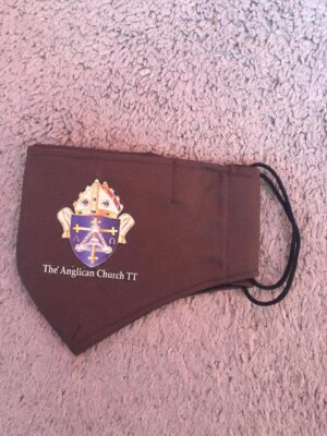 Brown T&T Anglican Diocesan Mask