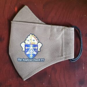 Khaki T&T Anglican Diocesan Mask