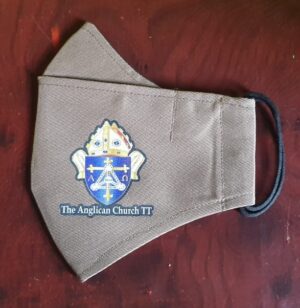 Khaki T&T Anglican Diocesan Mask