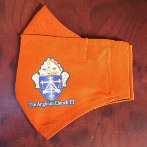 Orange T&T Anglican Diocesan Mask