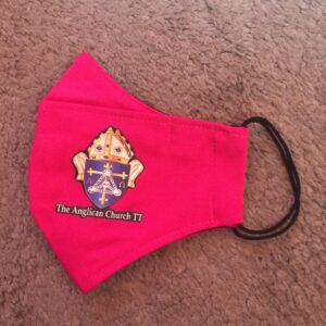 Fuchsia Pink T&T Anglican Diocesan Mask