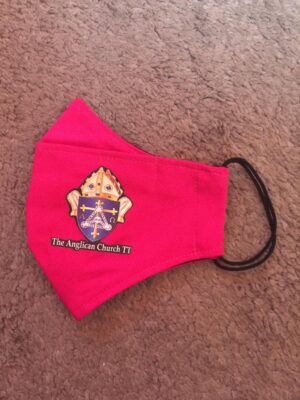 Fuchsia Pink T&T Anglican Diocesan Mask