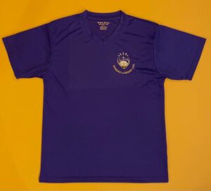Sunday Worship Live Purple V-Neck T-Shirt
