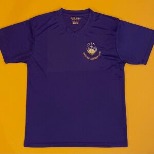 Sunday Worship Live Purple V-Neck T-Shirt