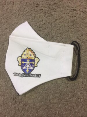White T&T Anglican Diocesan Mask