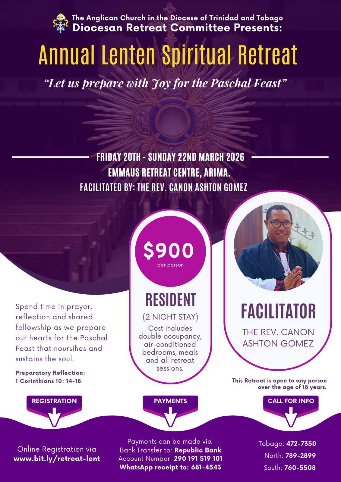 Annual Lenten Spritual Retreat 2026