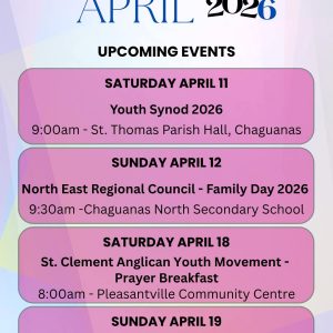 April Calendar of Events