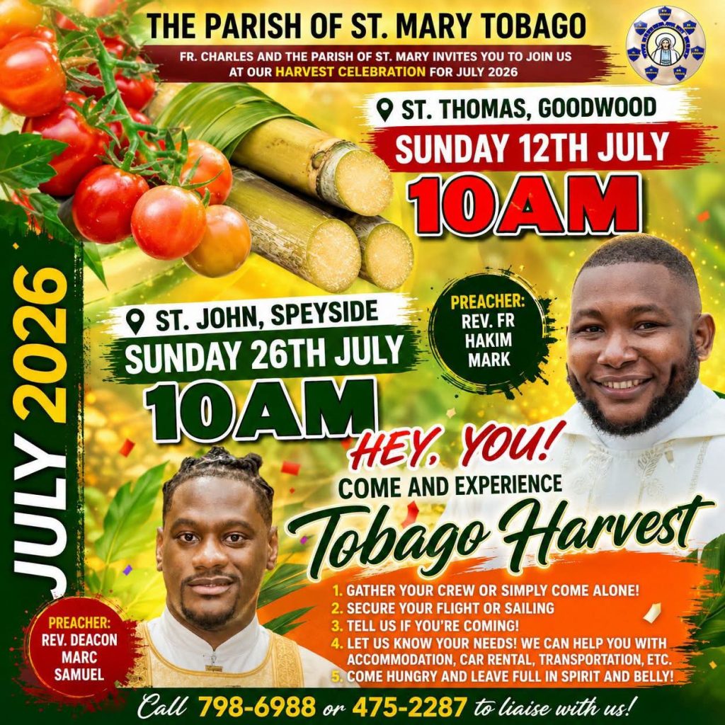 TOBAGO HARVEST IS CALLING!  flyer