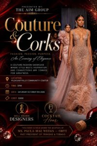 Couture & Corks — An Evening of Elegance flyer