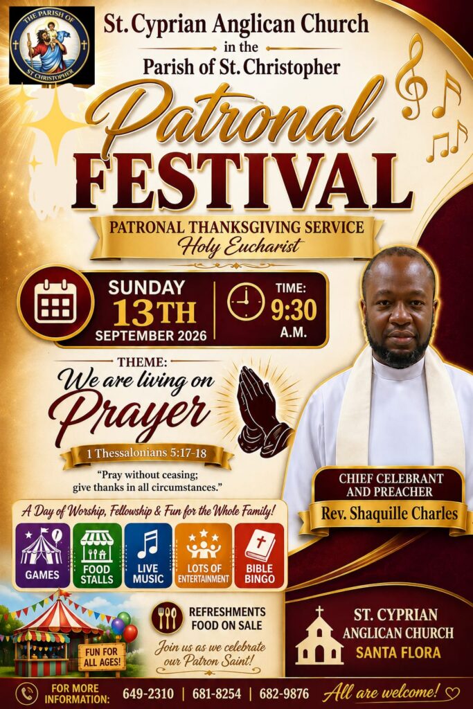 Patronal Festival — St. Cyprian Anglican Church flyer