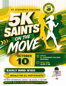 St. Stephen’s College – 5K Saints on the Move flyer