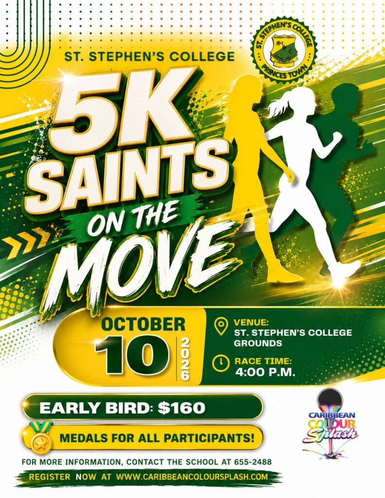 St. Stephen’s College – 5K Saints on the Move flyer