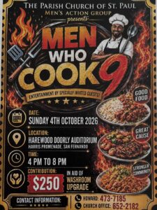 The Parish Church of St. Paul – Men Who Cook 9 flyer