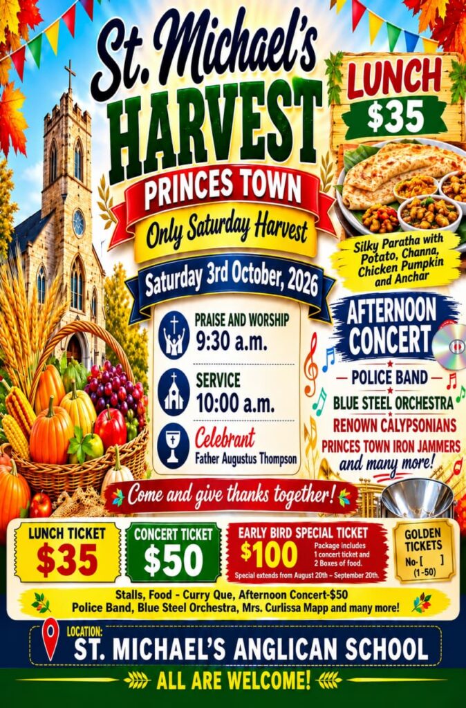 St. Michael’s Harvest – Princes Town flyer