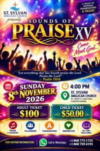 St. Sylvan Anglican Church – Sounds of Praise XV flyer