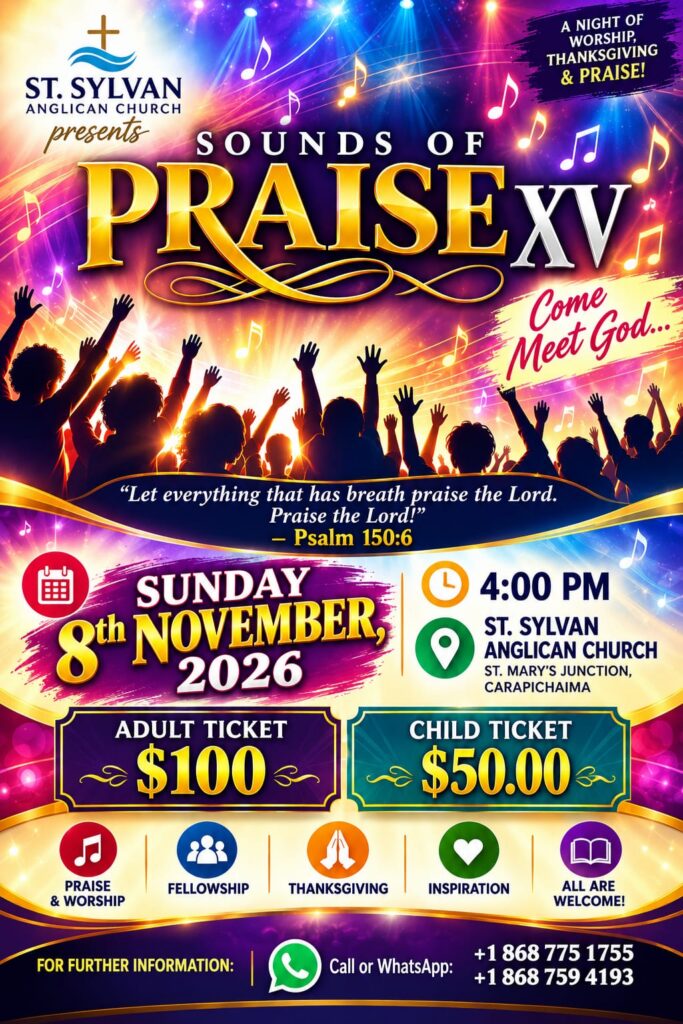 St. Sylvan Anglican Church – Sounds of Praise XV flyer