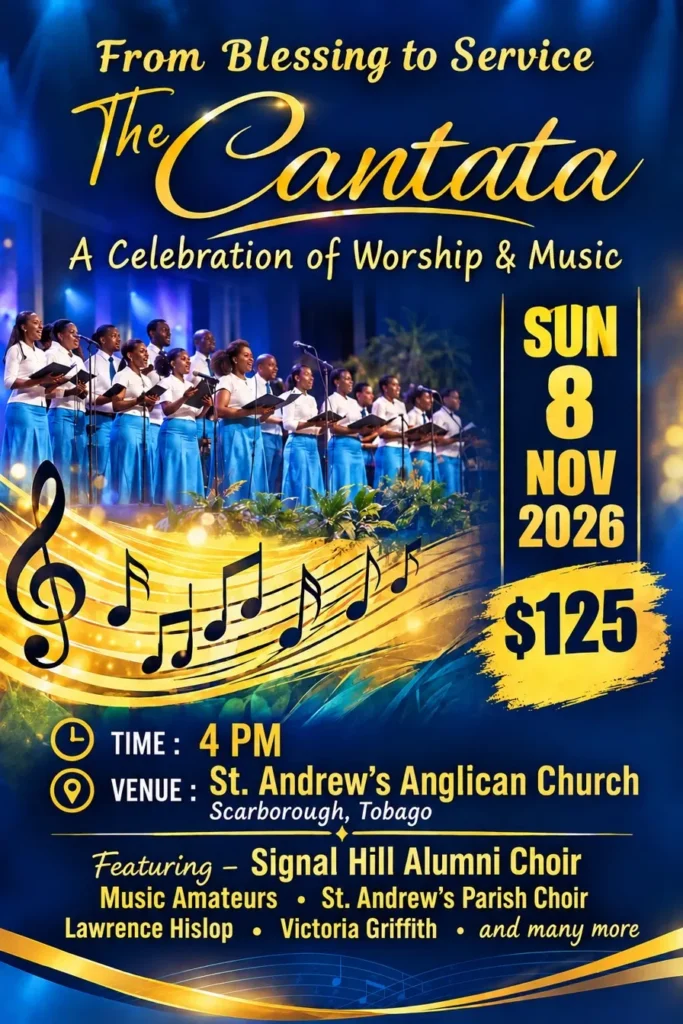 The Cantata: A Celebration of Worship & Music (“From Blessing to Service”) flyer