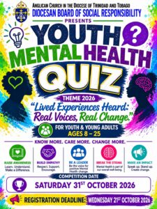Diocesan Board of Social Responsibility: Youth Mental Health Quiz flyer